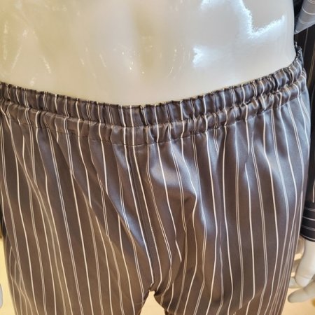 심플 스트라이프 실크필 남성잠옷세트