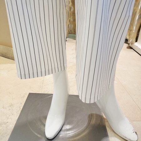 스트라이프 실크필 여성 파자마세트