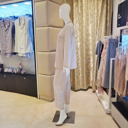 고급 초경량 체인나염 여성파자마