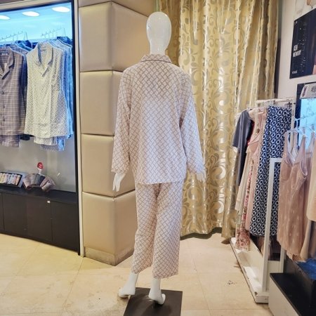 고급 초경량 체인나염 여성파자마