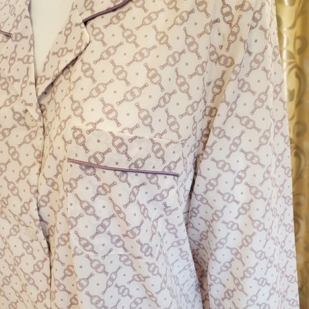 고급 초경량 체인나염 여성파자마