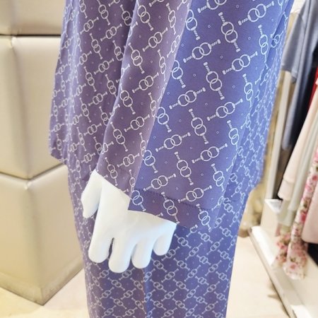 고급 초경량 체인나염 남성파자마