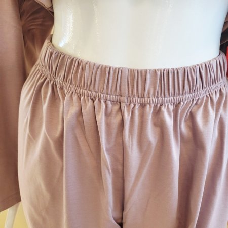 고급 면 실크 여성 파자마세트