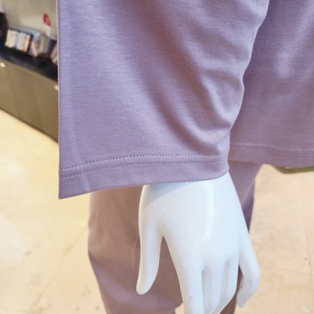 고급 면 실크 여성 파자마세트