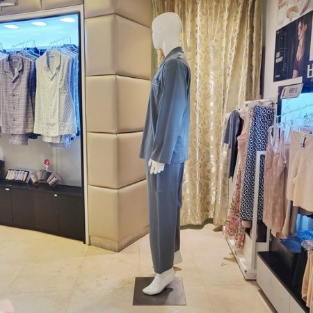 고급 면 실크 남성 파자마세트