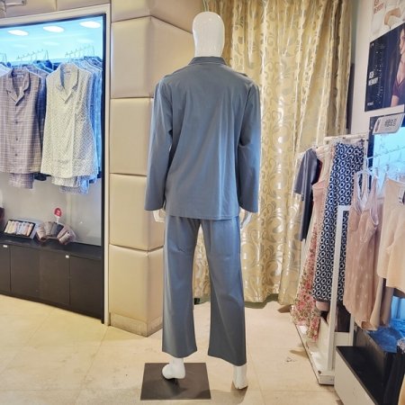 고급 면 실크 남성 파자마세트