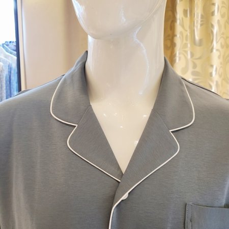 고급 면 실크 남성 파자마세트