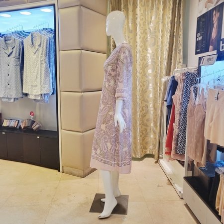 페이즐리 몰드컵 원피스 홈웨어