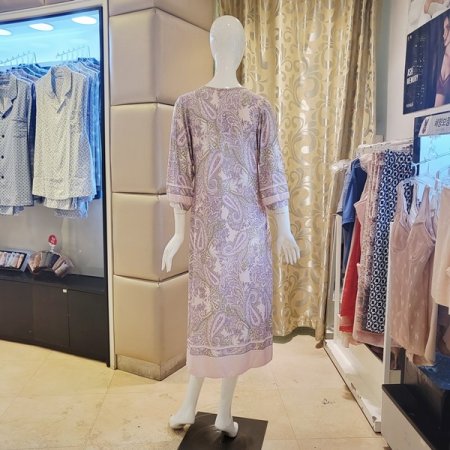 페이즐리 몰드컵 원피스 홈웨어