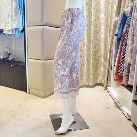 여성 페이즐리나염 홈웨어바지