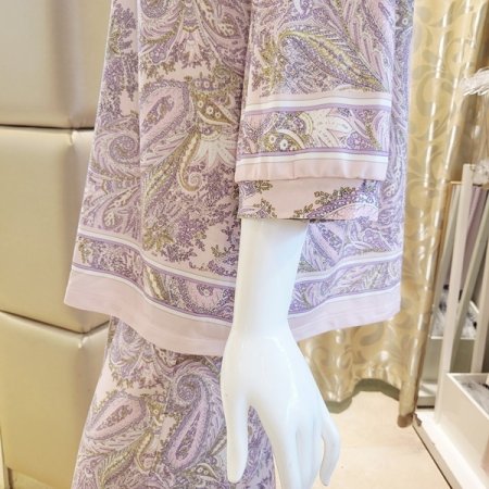 여성 페이즐리나염 홈웨어 상하세트