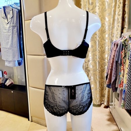 C컵D컵 애쉬메모리브라 레이스팬티세트