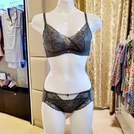 C,D컵 애쉬메모리브라 레이스팬티세트