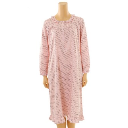 면70수 리본프린트 원피스잠옷 RD