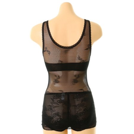 쟈가드 문양 컵란쥬팬티 세트 BK