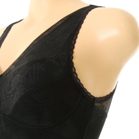 쟈가드 문양 컵란쥬팬티 세트 BK