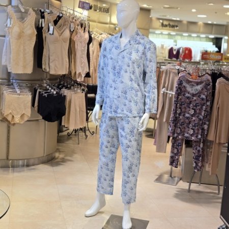 샤무즈 쉬폰 꽃나염 남성잠옷