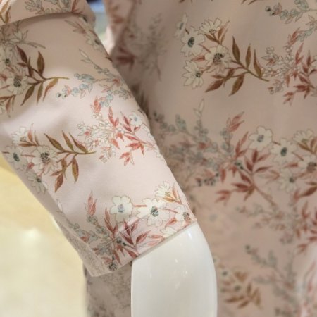 샤무즈 쉬폰 꽃나염 커플잠옷