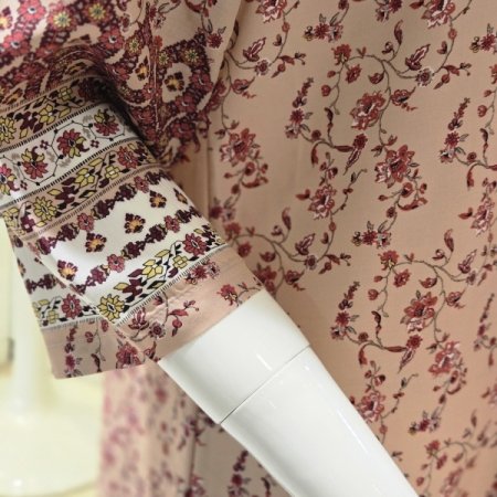 스퀘어넥 7부소매 이지웨어 원피스