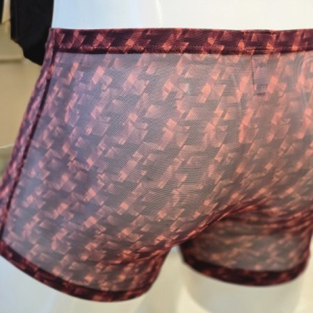 RE망사 기하나염 드로즈