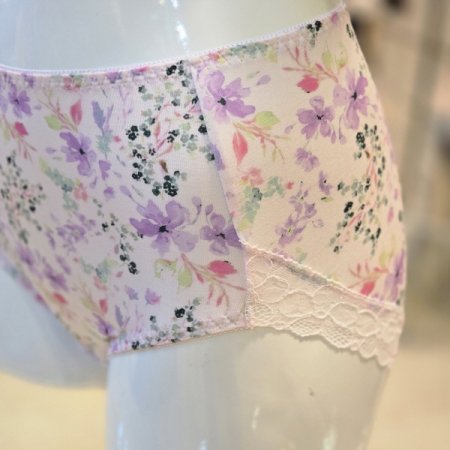 VI모달 잔꽃나염 팬티