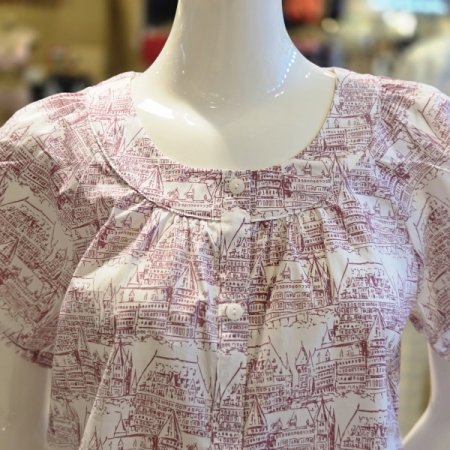 풍경프린트 여성잠옷