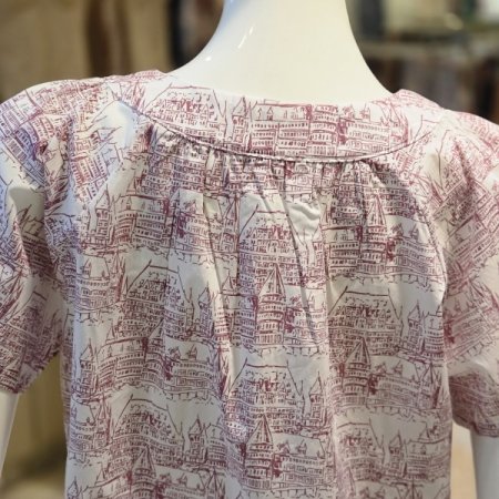 풍경프린트 여성잠옷