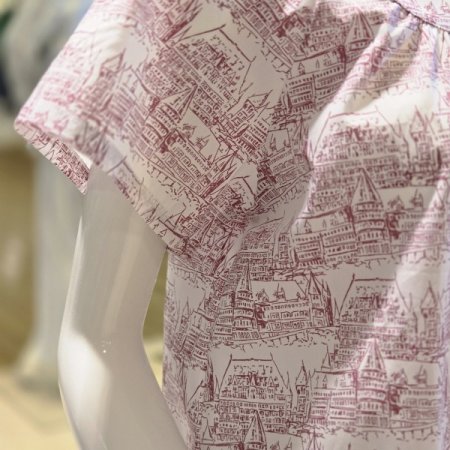 풍경프린트 여성잠옷