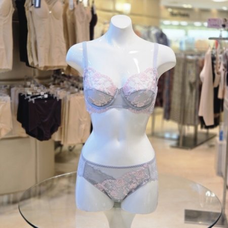 0460엔젤망 브라S팬티GY