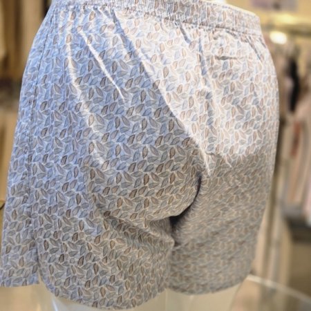 죽섬유 나뭇잎 프린트 트렁크