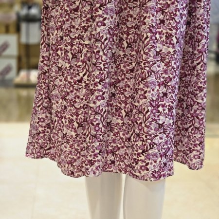 꽃나염 스모킹 원피스 이지웨어