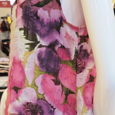 수채화꽃나염 요루 원피스