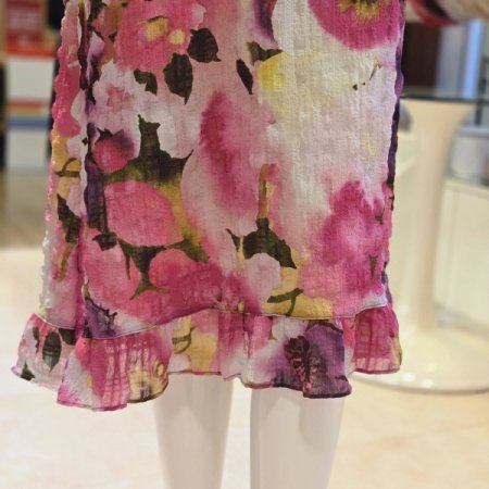 수채화꽃나염 요루 원피스