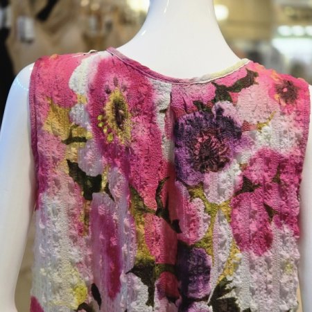 PK수채화꽃나염 이지웨어상하