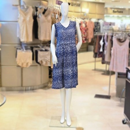 민소매 셔링 원피스 이지웨어