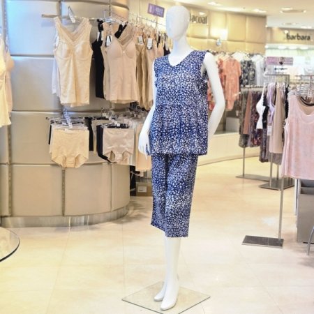 민소매 셔링 이지웨어 상하세트