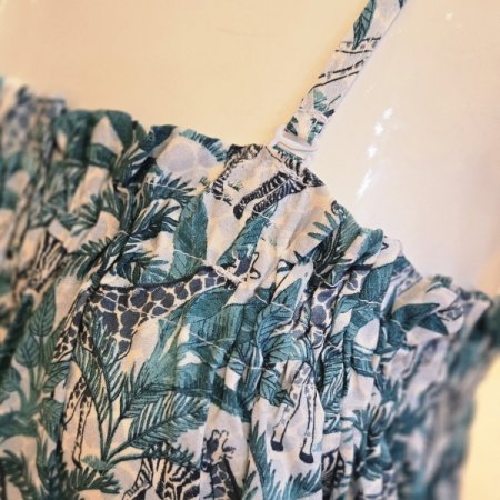 스트랍 사파리나염 샤워가운