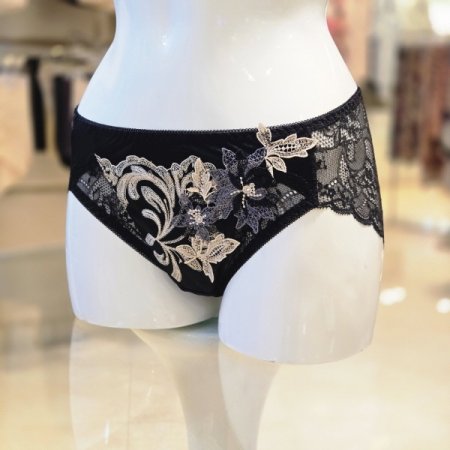 샬루트0456세트 S팬티BK