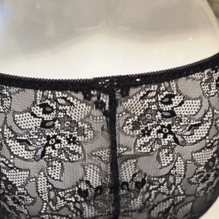 샬루트0456세트 S팬티BK