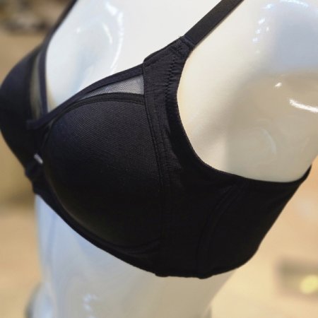 인견 노와이어 몰드브라BK