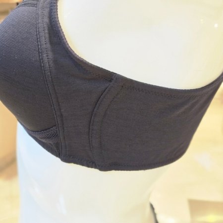 인견 노와이어 몰드브라팬티BK