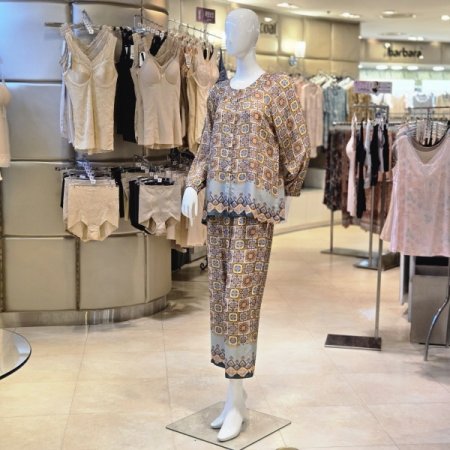 그린보더포인트 여성잠옷