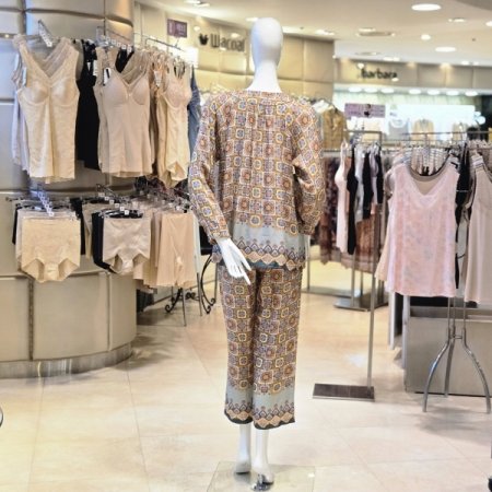 그린보더포인트 여성잠옷