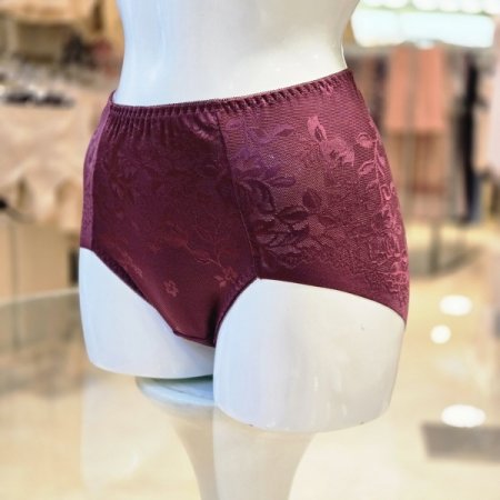 자가드 꽃문양 미팬티WI
