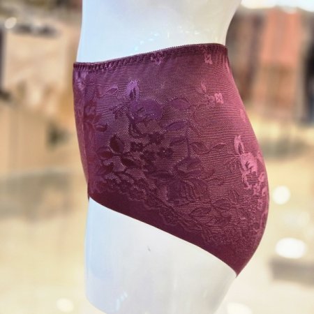 자가드 꽃문양 미팬티WI