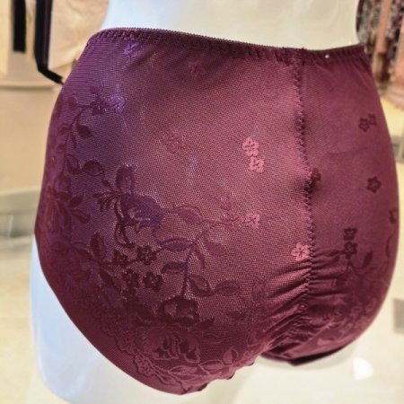 자가드 꽃문양 미팬티WI