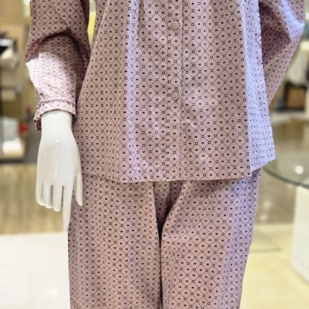 80수 하트사각나염 커플잠옷