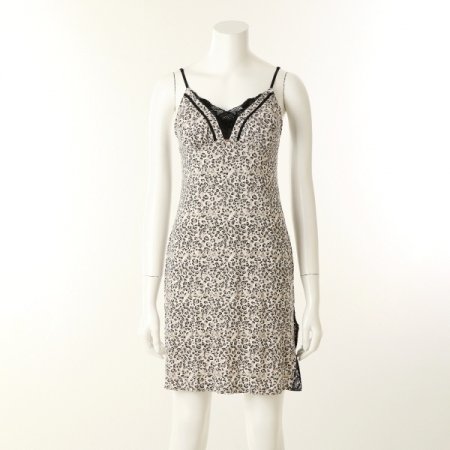 모달 호피프린트 풀슬립