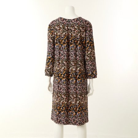 앞셔링 잔꽃나염 원피스이지웨어