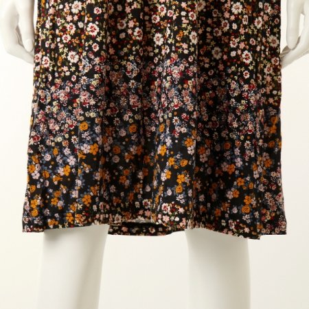 앞셔링 잔꽃나염 원피스이지웨어